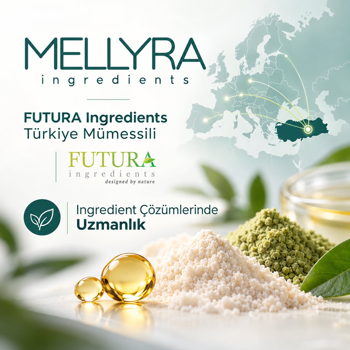 Mellyra Ingredients | Futura Ingredients Türkiye mümessilliği ve ingredient çözümleri
